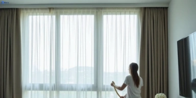 Delicate sheer drape cleaning oakleigh-vic Matty Curtain Cleaning